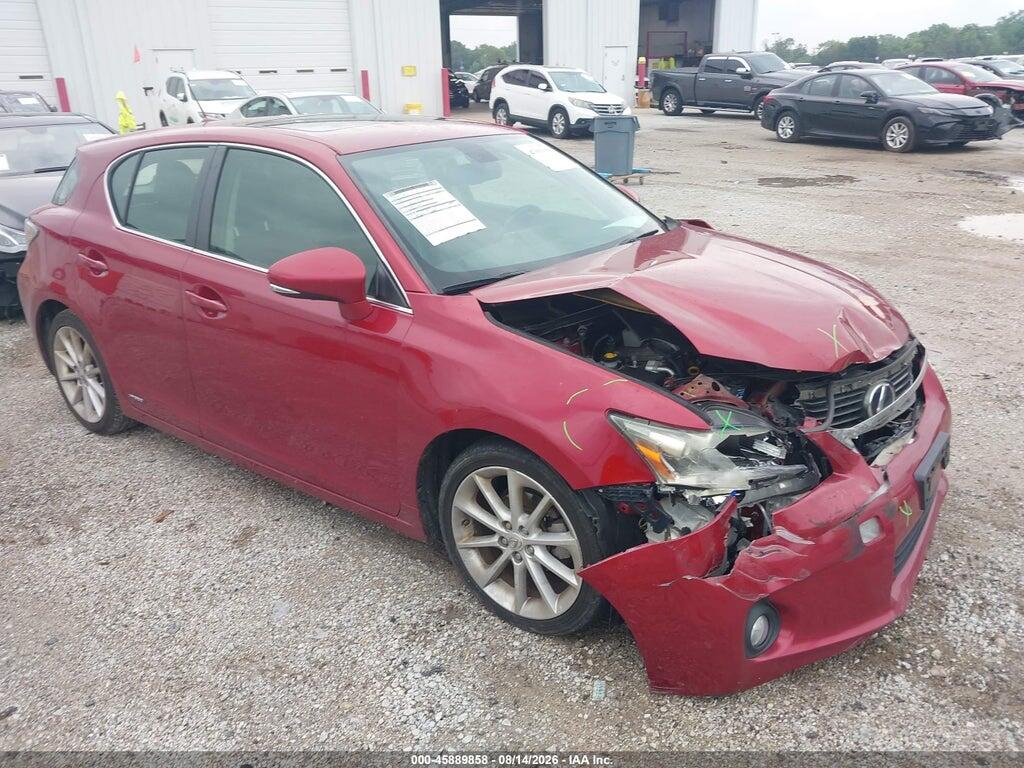 JTHKD5BH0C2055200 2012 LEXUS CT 200H photo no. 1
