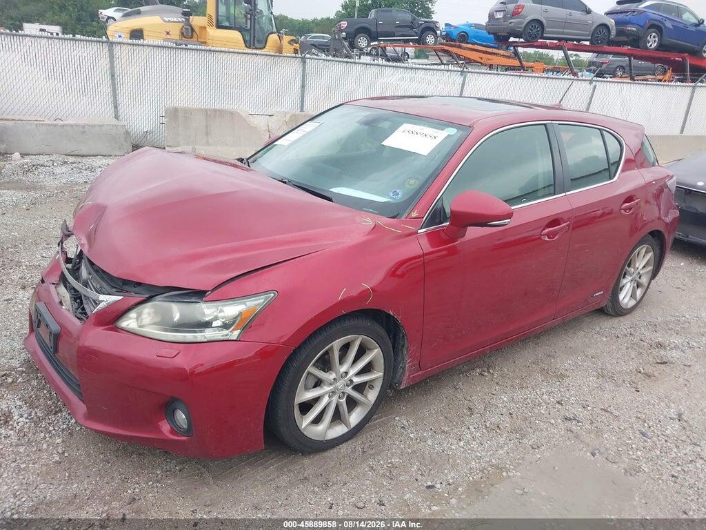 JTHKD5BH0C2055200 2012 LEXUS CT 200H photo no. 2