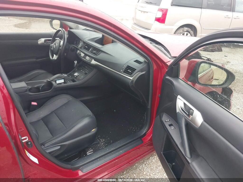 JTHKD5BH0C2055200 2012 LEXUS CT 200H photo no. 5