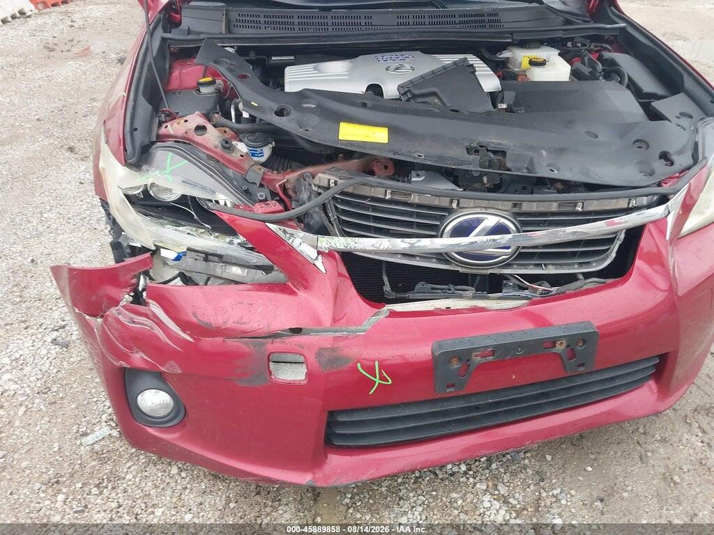 JTHKD5BH0C2055200 2012 LEXUS CT 200H photo no. 6