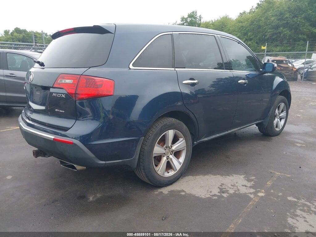 2HNYD2H39CH539678 2012 ACURA MDX photo no. 4