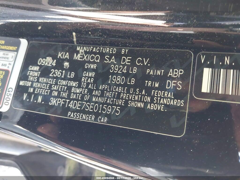 3KPFT4DE7SE015975 2025 KIA K4 photo no. 9