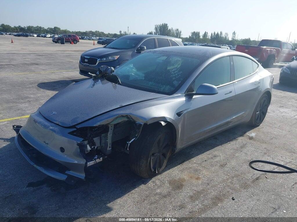 5YJ3E1EA1SF054160 2025 TESLA MODEL 3 photo no. 2