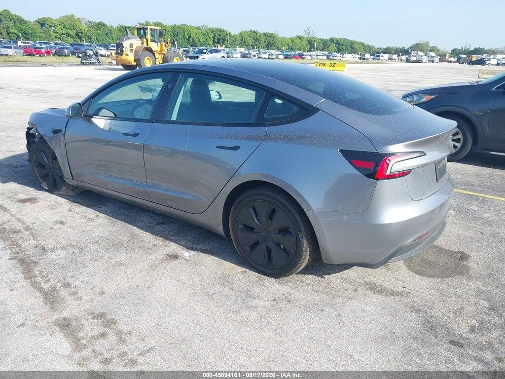 5YJ3E1EA1SF054160 2025 TESLA MODEL 3 photo no. 3