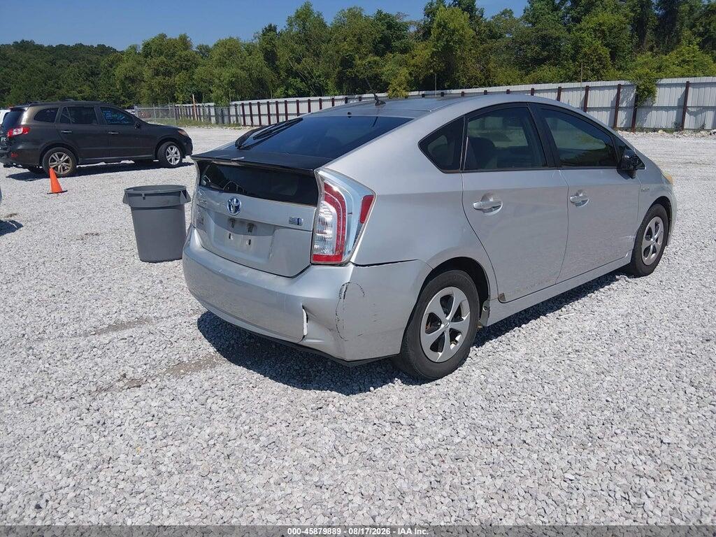 JTDKN3DU1C5378053 2012 TOYOTA PRIUS photo no. 4