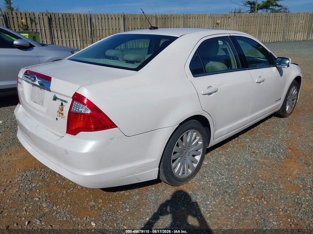 3FADP0L33AR380929 2010 FORD FUSION HYBRID photo no. 4