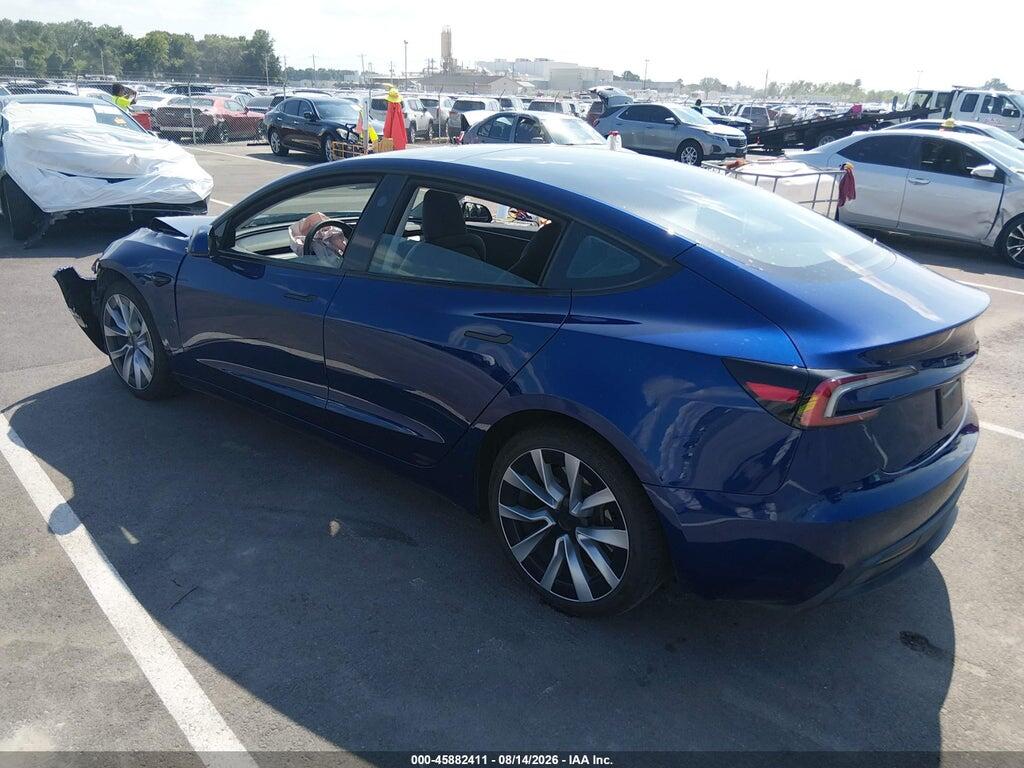 5YJ3E1EB5SF964063 2025 TESLA MODEL 3 photo no. 3