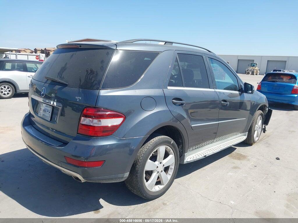 4JGBB5GB1BA656840 2011 MERCEDES-BENZ ML 350 photo no. 4