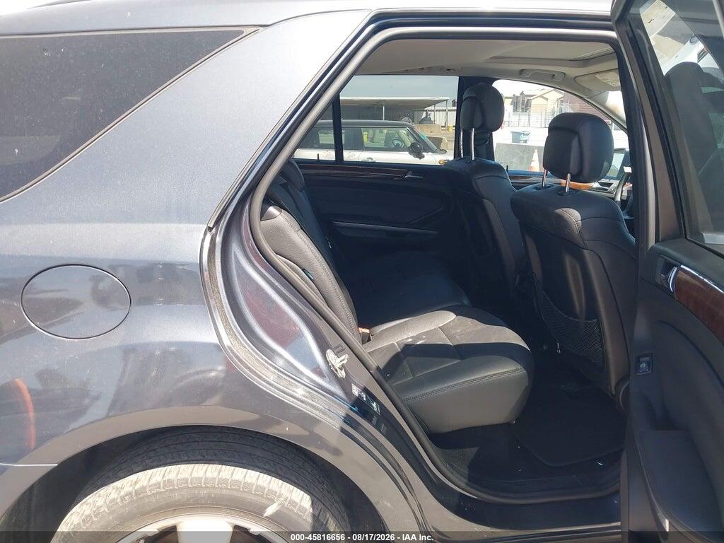 4JGBB5GB1BA656840 2011 MERCEDES-BENZ ML 350 photo no. 8