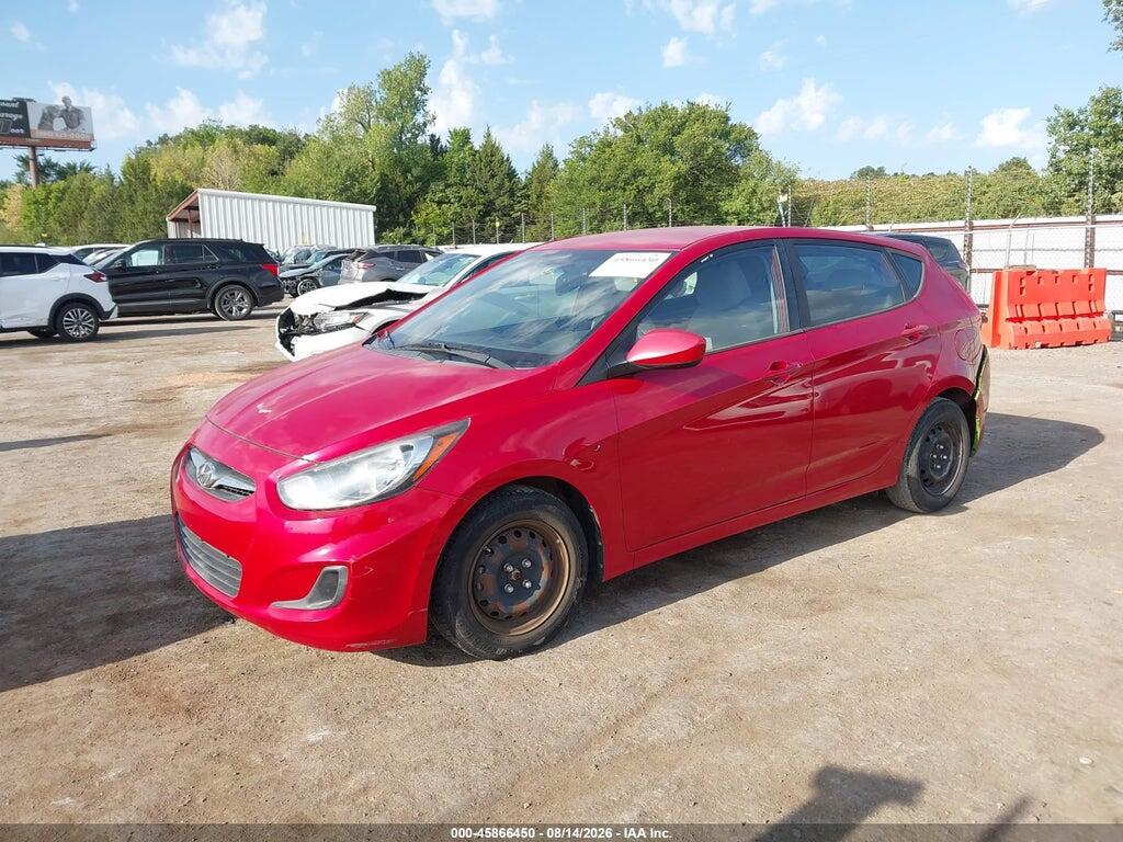 KMHCT5AE8CU058507 2012 HYUNDAI ACCENT photo no. 2