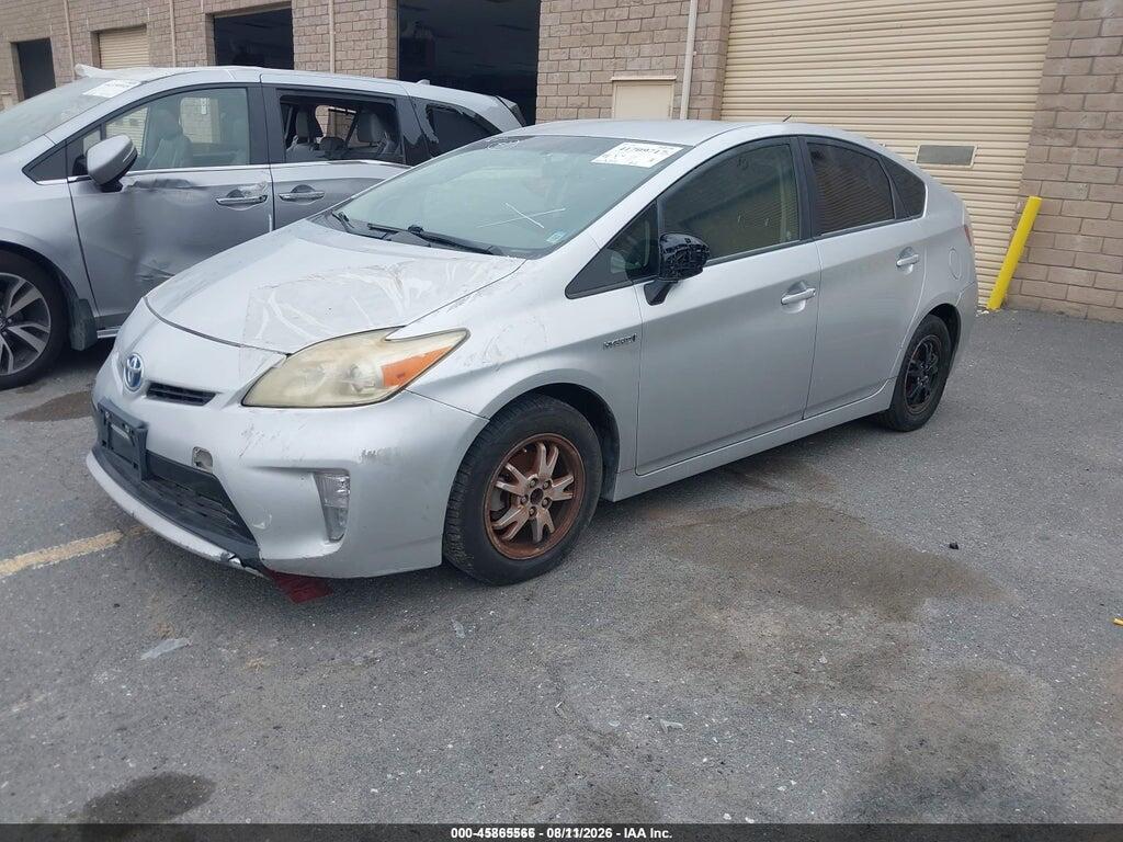 JTDKN3DU6C5535656 2012 TOYOTA PRIUS photo no. 2