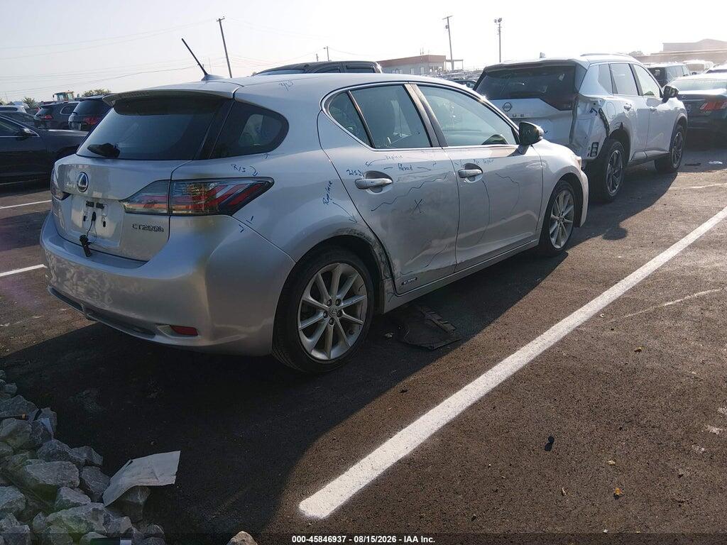 JTHKD5BH3C2084965 2012 LEXUS CT 200H photo no. 4