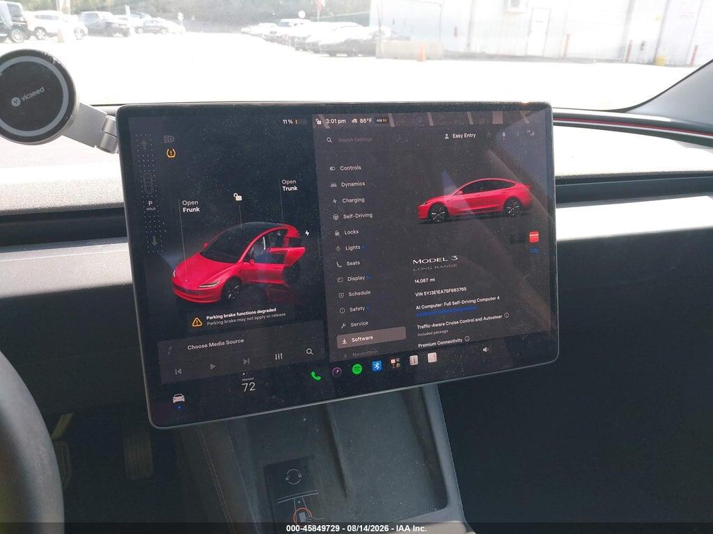 5YJ3E1EA7SF993765 2025 TESLA MODEL 3 photo no. 7