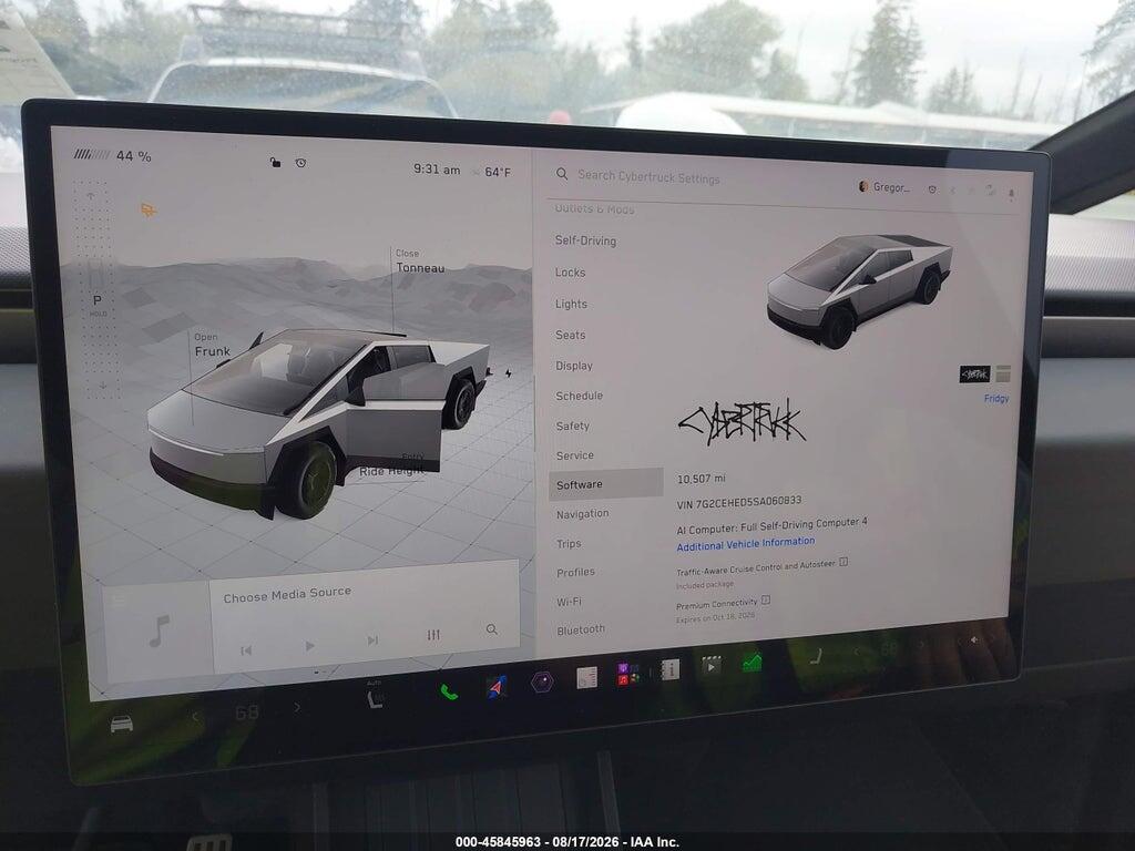 7G2CEHED5SA060833 2025 TESLA CYBERTRUCK photo no. 7