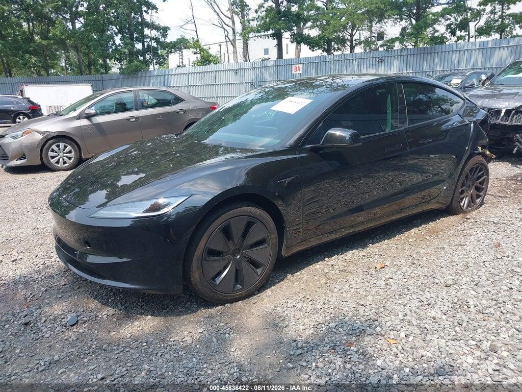 5YJ3E1EA6SF042070 2025 TESLA MODEL 3 photo no. 2