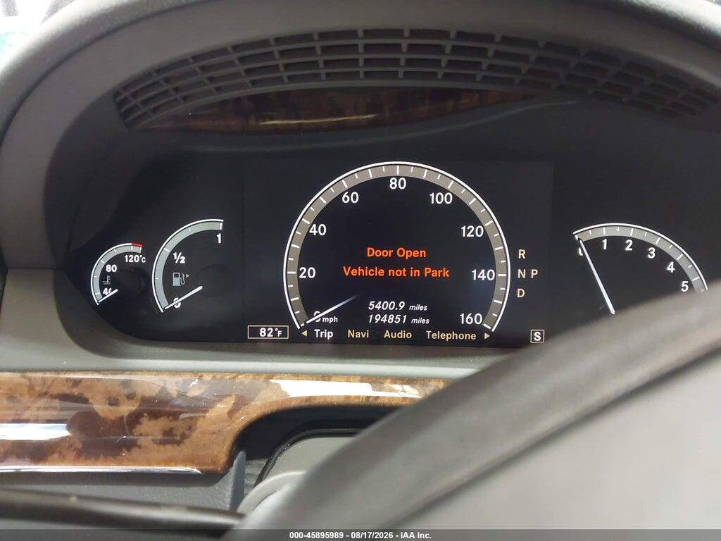 WDDNG86X77A105794 2007 MERCEDES-BENZ S 550 photo no. 7