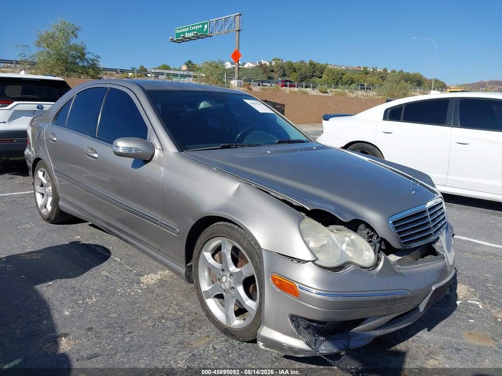 2007 MERCEDES-BENZ C 230 WDBRF52H07A929565
