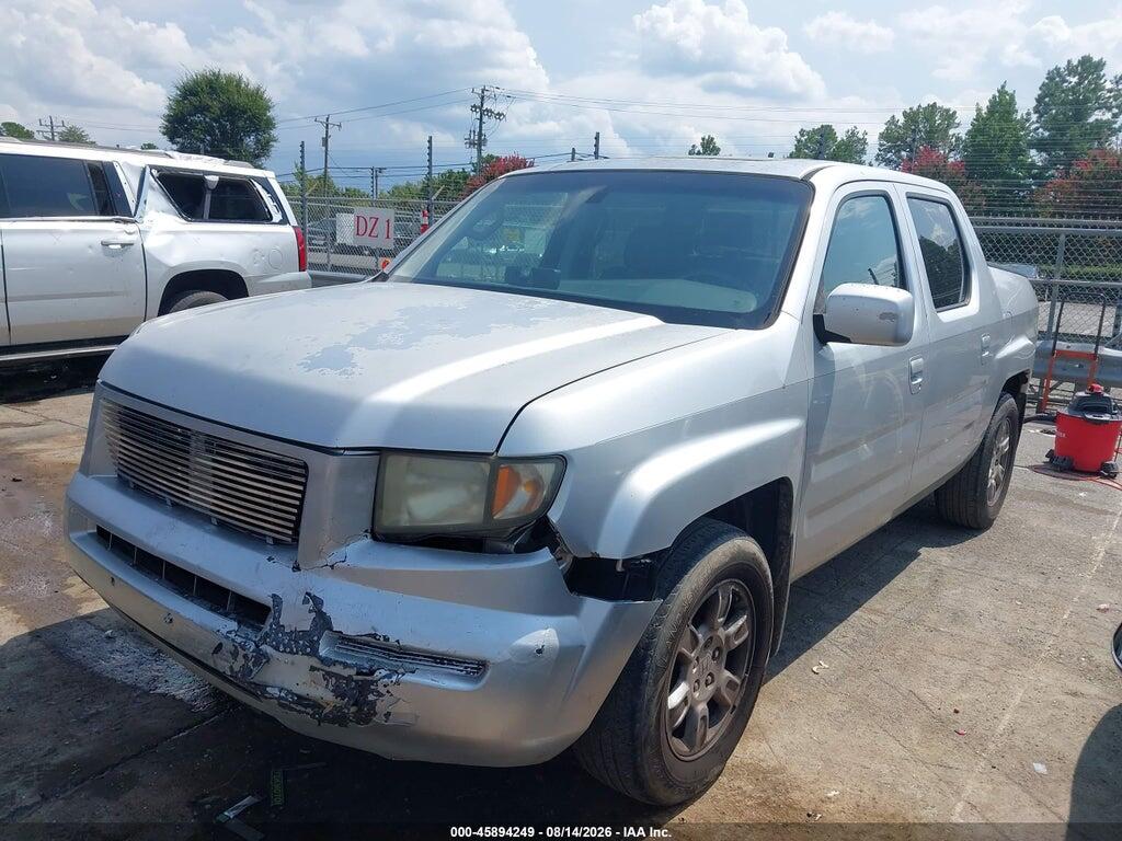 2HJYK16527H545656 2007 HONDA RIDGELINE photo no. 2