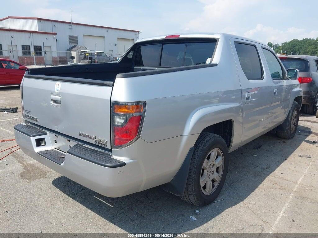 2HJYK16527H545656 2007 HONDA RIDGELINE photo no. 4