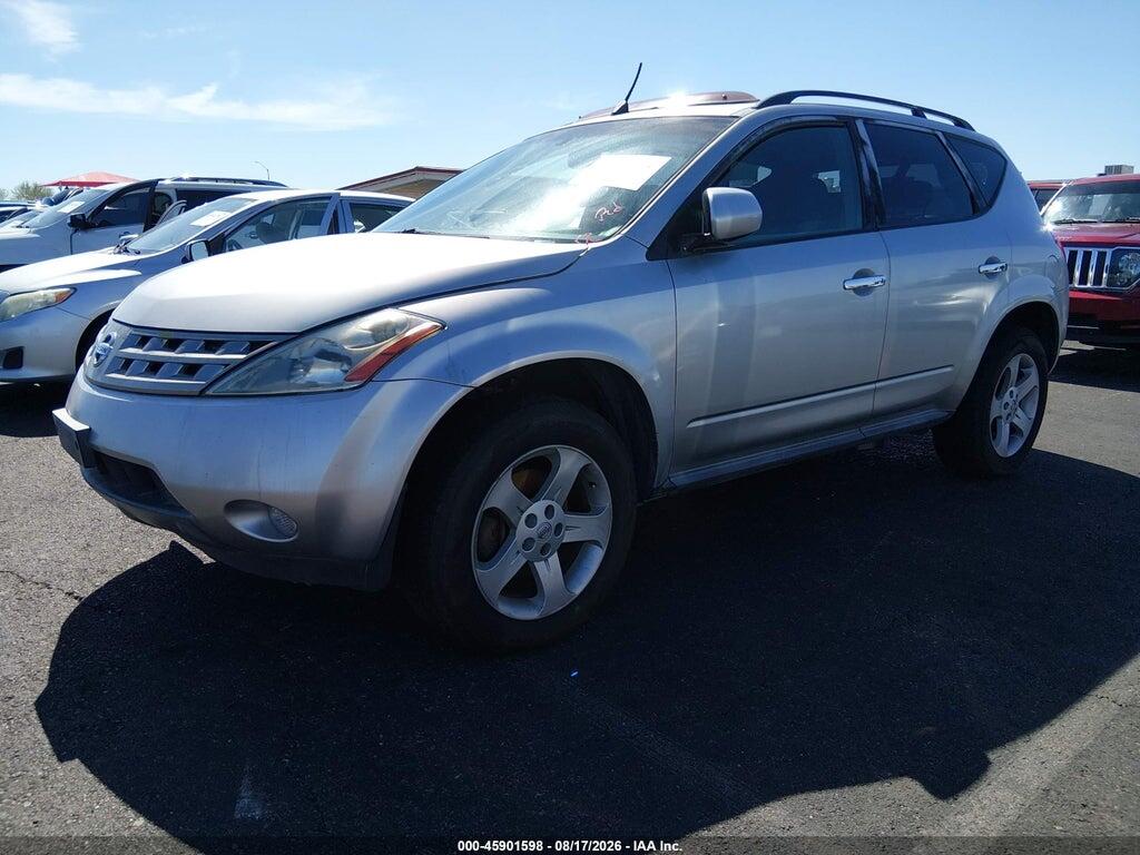 JN8AZ08TX5W322212 2005 NISSAN MURANO photo no. 2
