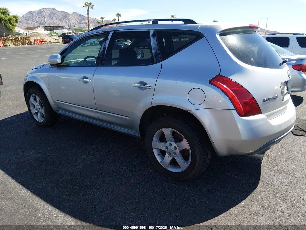 JN8AZ08TX5W322212 2005 NISSAN MURANO photo no. 3