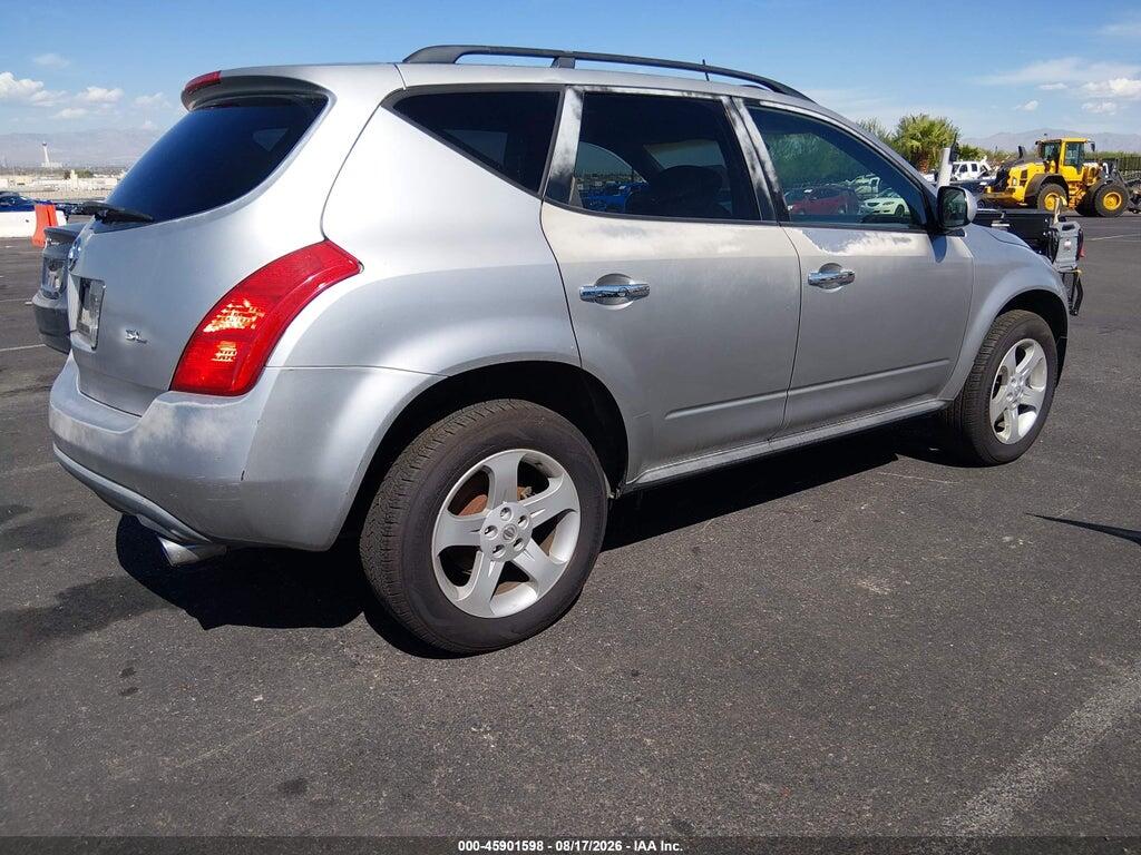JN8AZ08TX5W322212 2005 NISSAN MURANO photo no. 4