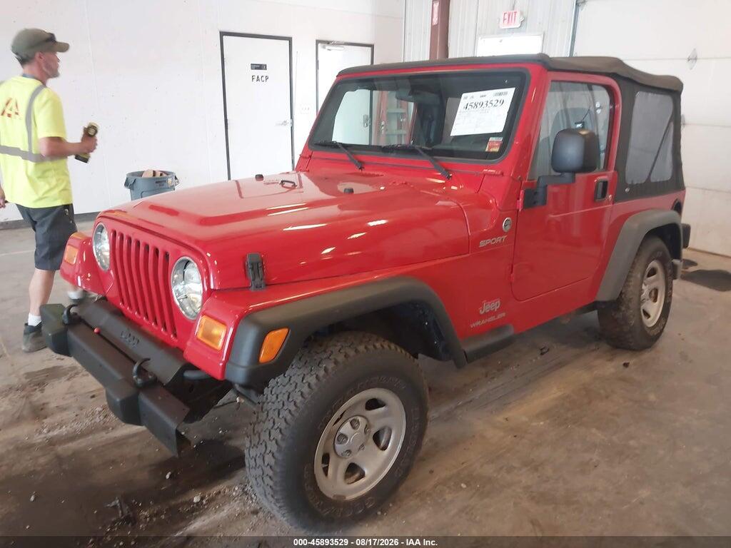 1J4FA49S65P332391 2005 JEEP WRANGLER photo no. 2