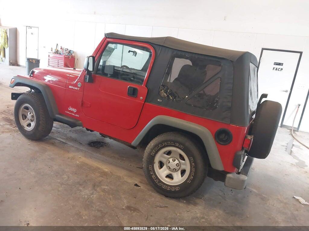 1J4FA49S65P332391 2005 JEEP WRANGLER photo no. 3
