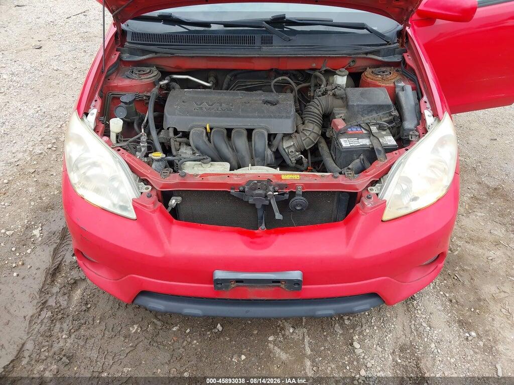 2T1KR30E95C493122 2005 TOYOTA MATRIX photo no. 10