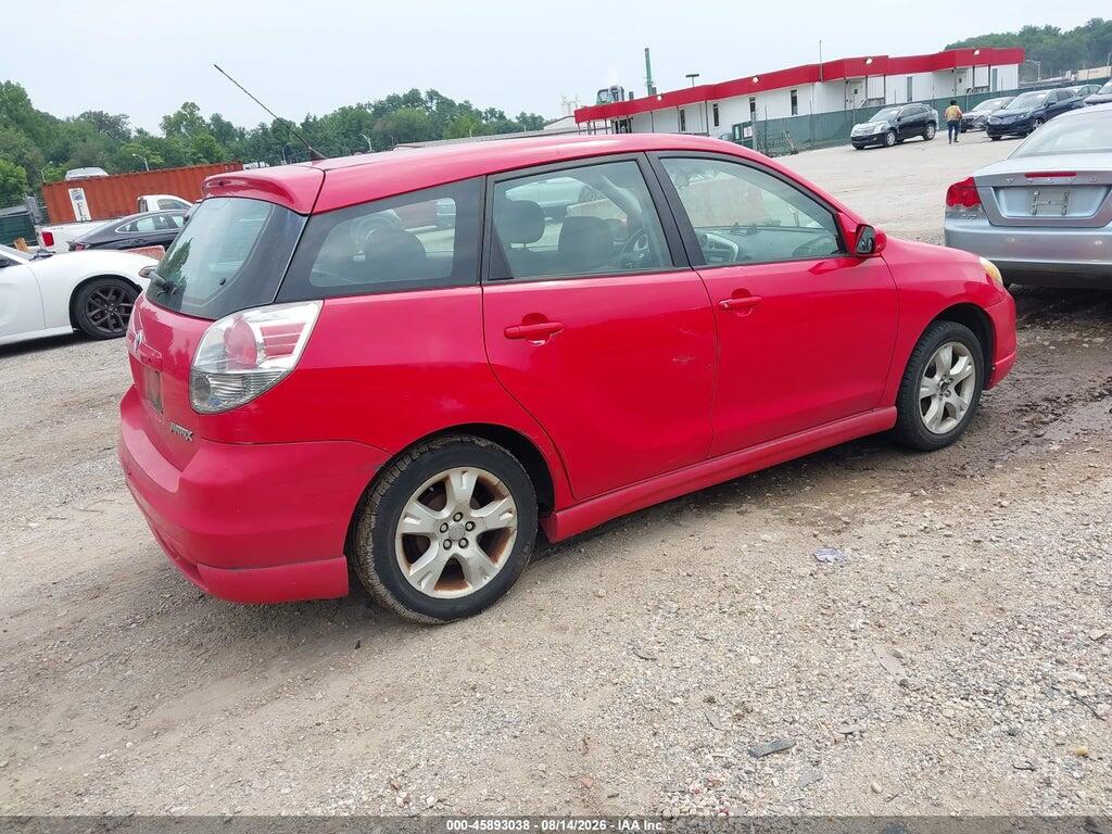 2T1KR30E95C493122 2005 TOYOTA MATRIX photo no. 4