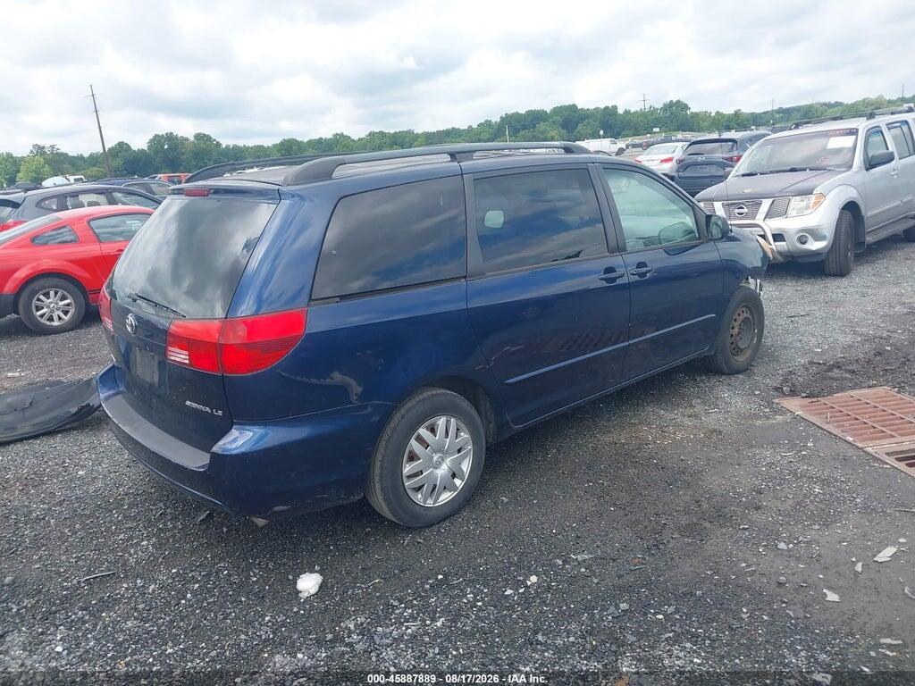 5TDZA23C85S370123 2005 TOYOTA SIENNA photo no. 4