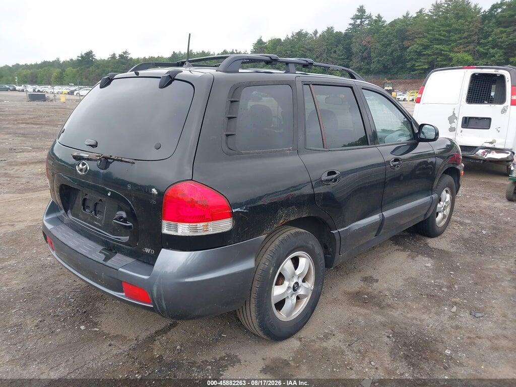 KM8SC73D45U932091 2005 HYUNDAI SANTA FE photo no. 4
