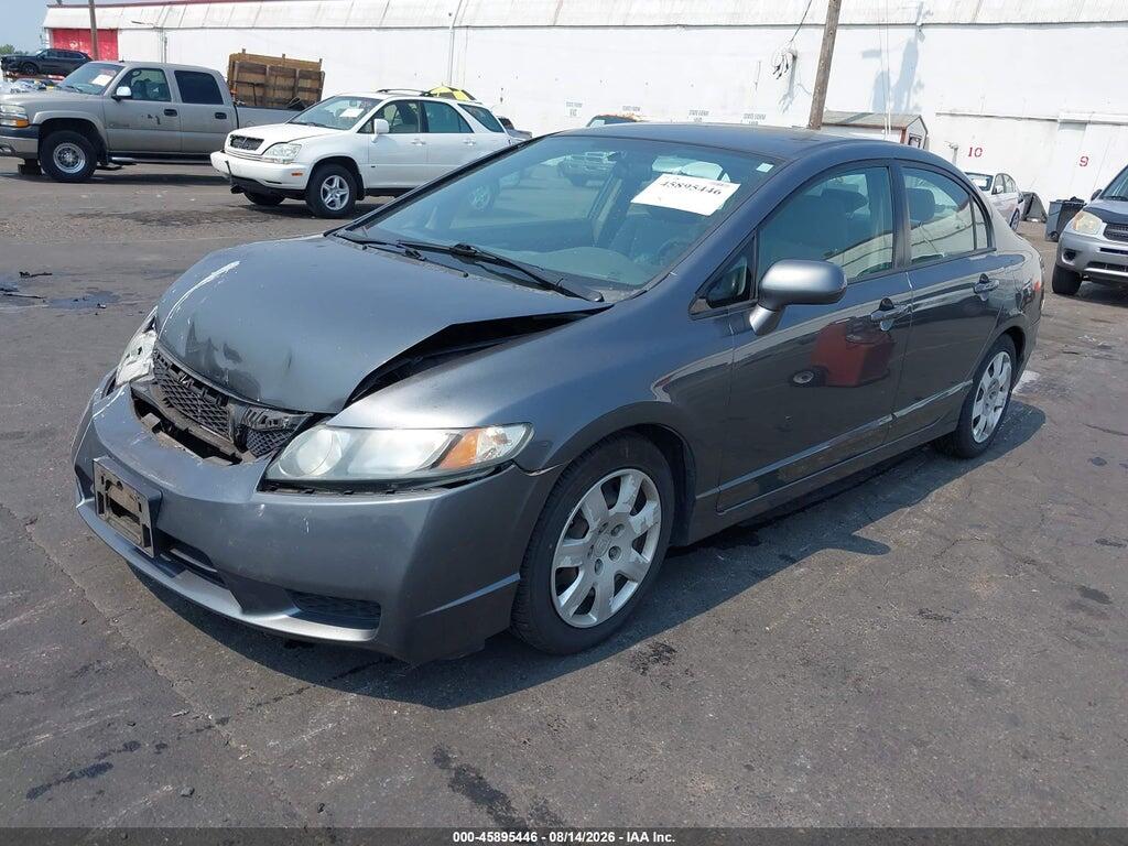 2HGFA16599H303322 2009 HONDA CIVIC photo no. 2