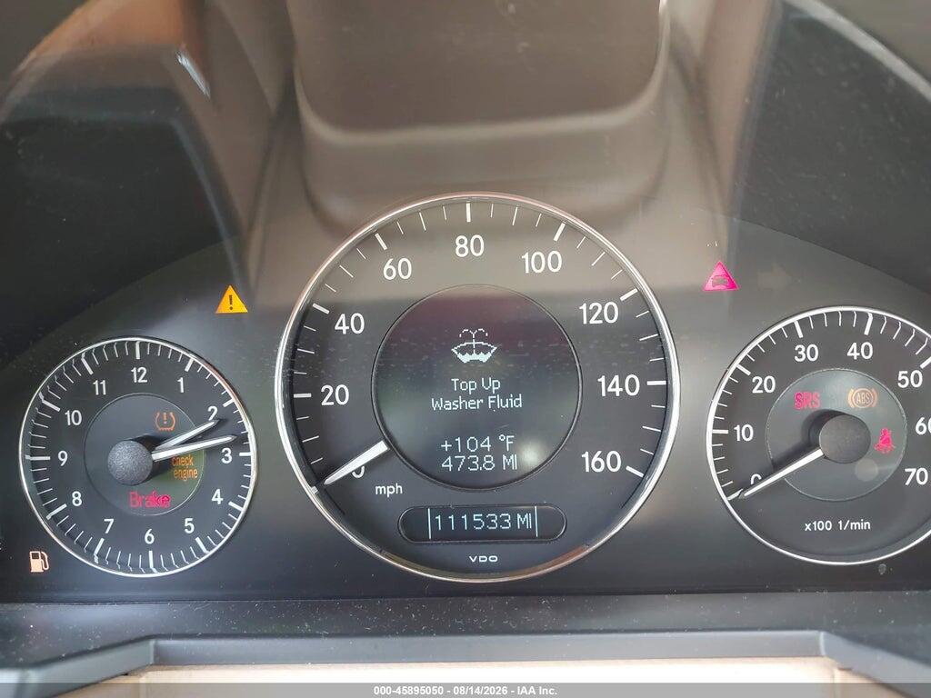 WDBUH87X99B400232 2009 MERCEDES-BENZ E 350 photo no. 7