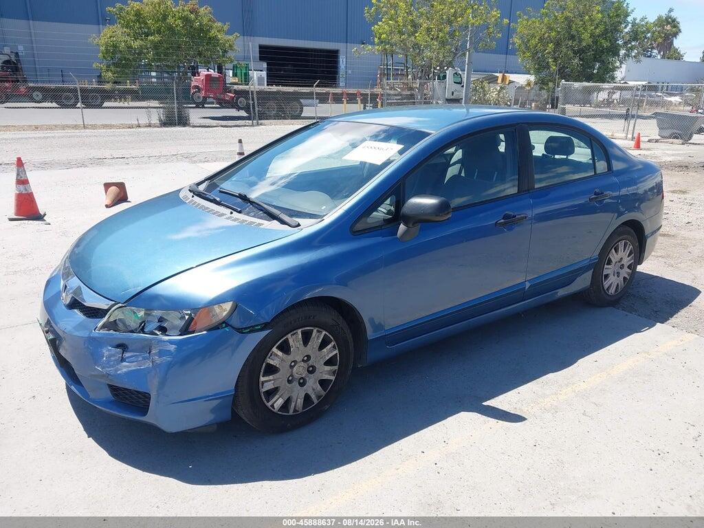 19XFA16329E017501 2009 HONDA CIVIC photo no. 2