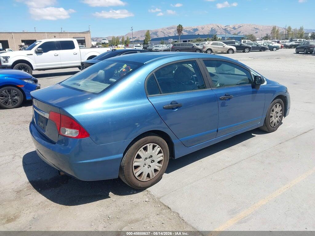 19XFA16329E017501 2009 HONDA CIVIC photo no. 4