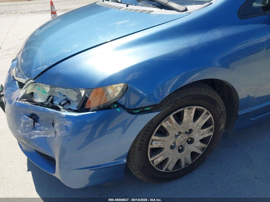 19XFA16329E017501 2009 HONDA CIVIC photo no. 6