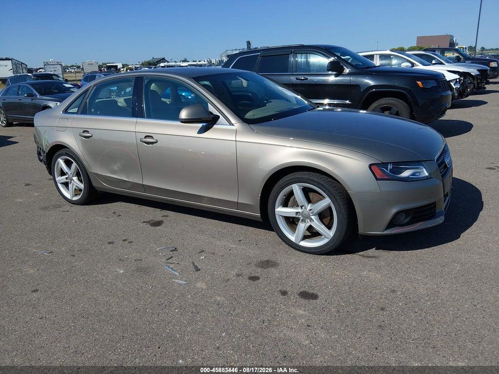 2009 AUDI A4 WAUMF78K29A080226