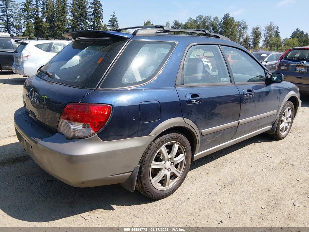 JF1GG685X5G805022 2005 SUBARU IMPREZA OUTBACK SPORT photo no. 4