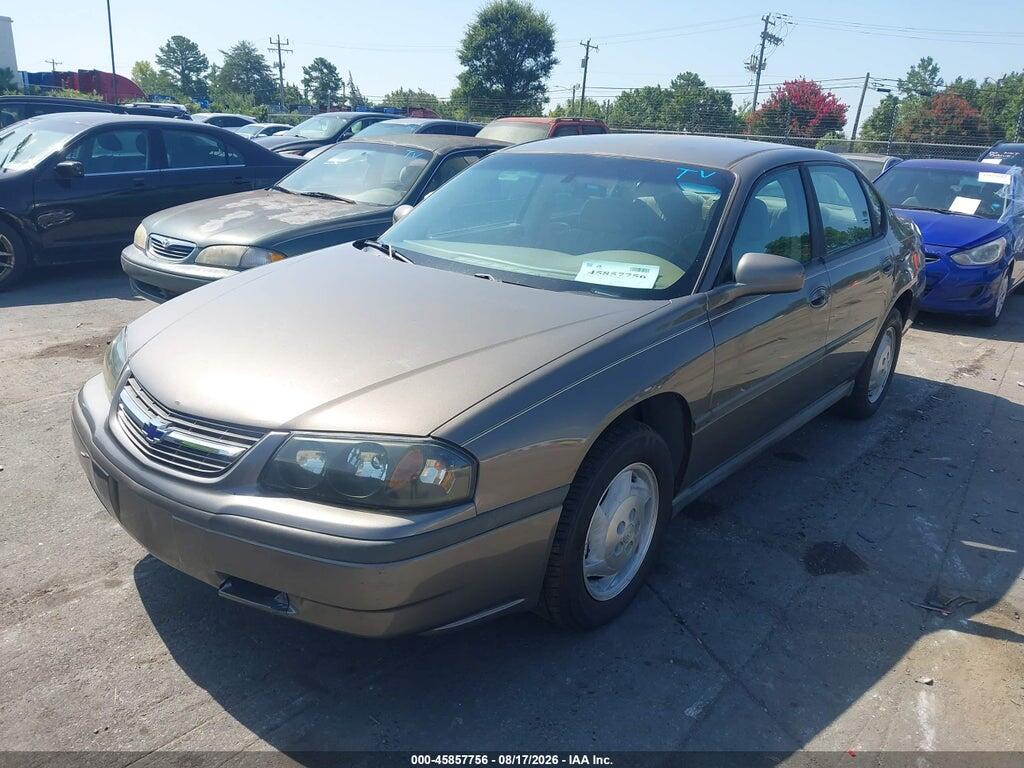 2G1WF52E839406402 2003 CHEVROLET IMPALA photo no. 2