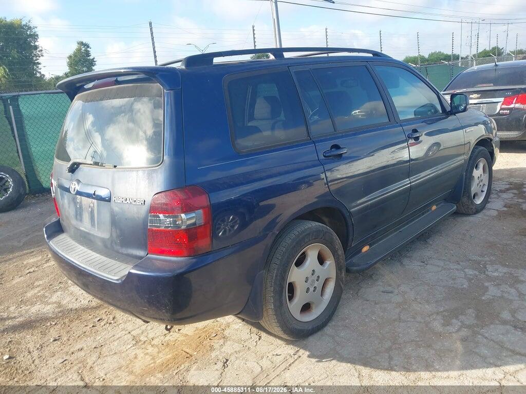 JTEDP21A340001757 2004 TOYOTA HIGHLANDER photo no. 4