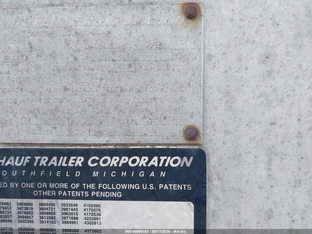 1H2D02929TW002601 1996 FRUEHAUF UNKNOWN photo no. 9