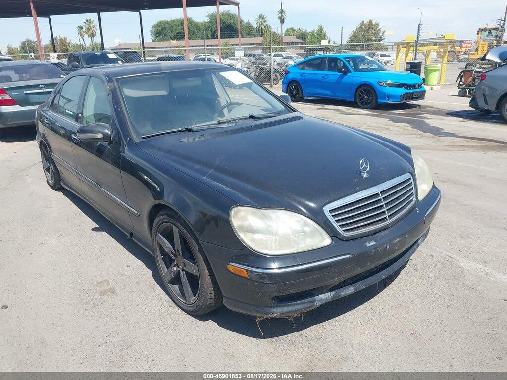 2001 MERCEDES-BENZ S 500 WDBNG75JX1A213527