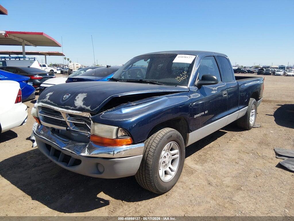 1B7GL22X71S217255 2001 DODGE DAKOTA photo no. 2