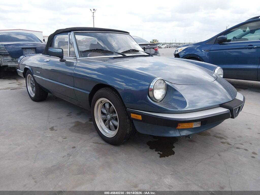 1987 ALFA ROMEO SPIDER ZARBA5586H1048633