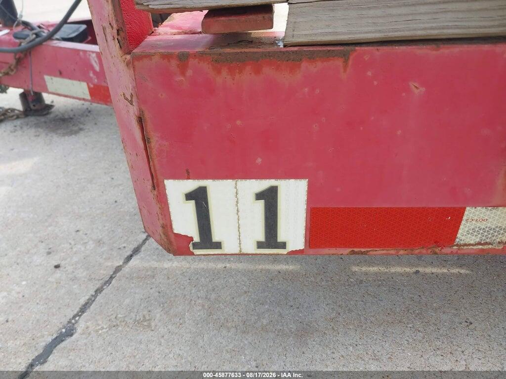4DSFC2022SS001957 1995 JJNENT 20' FLATBED TRAILER photo no. 9