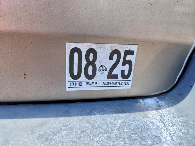 5UXFE435X7L017230 2007 BMW X5 photo no. 12