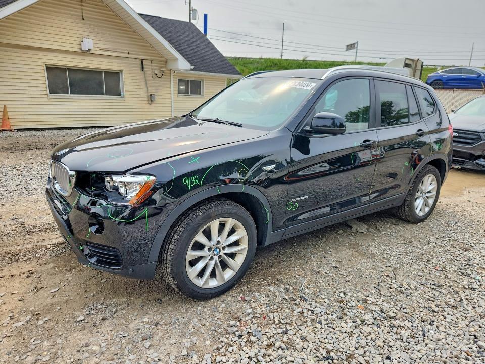 2017 BMW X3 5UXWX9C36H0W74812