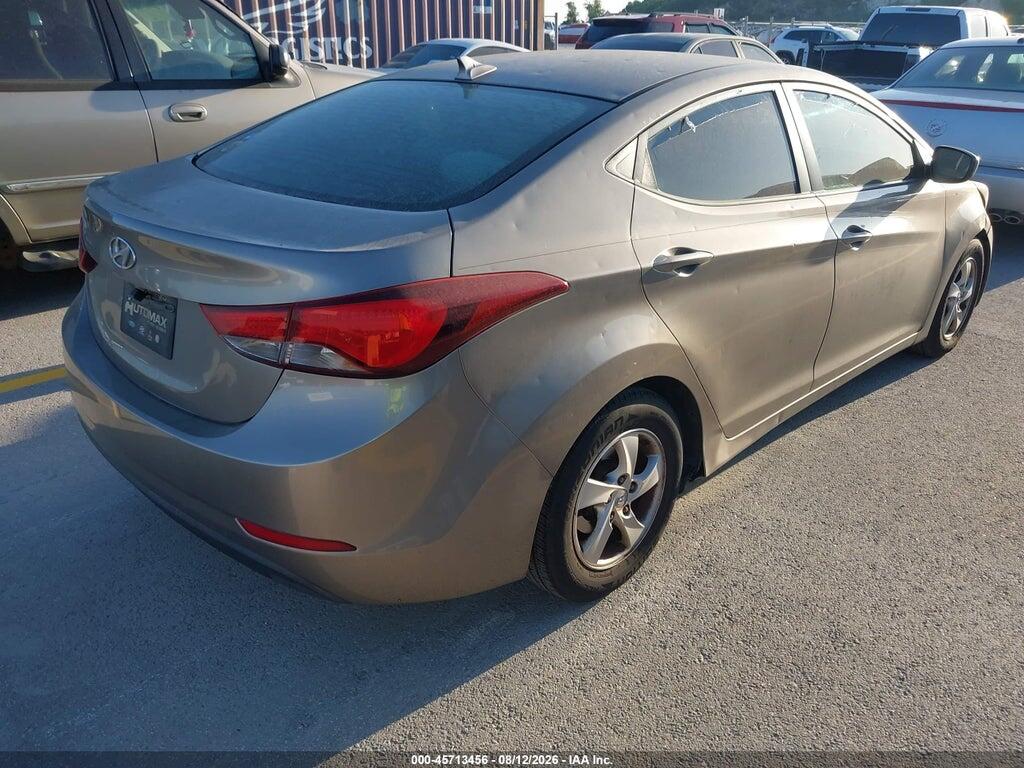 5NPDH4AE8FH600305 2015 HYUNDAI ELANTRA photo no. 4