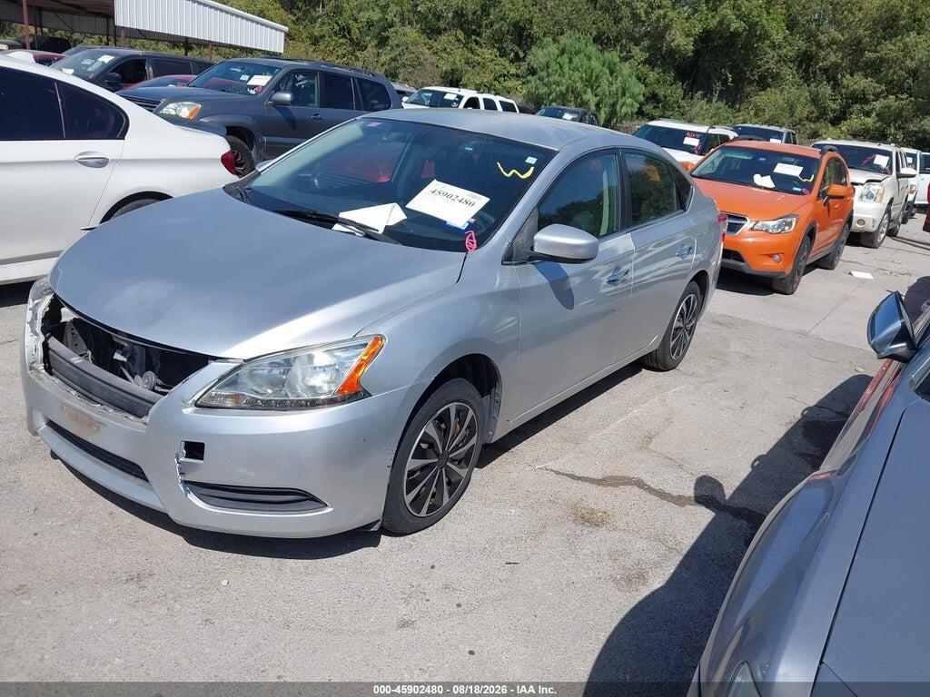 3N1AB7AP7FY264501 2015 NISSAN SENTRA photo no. 2